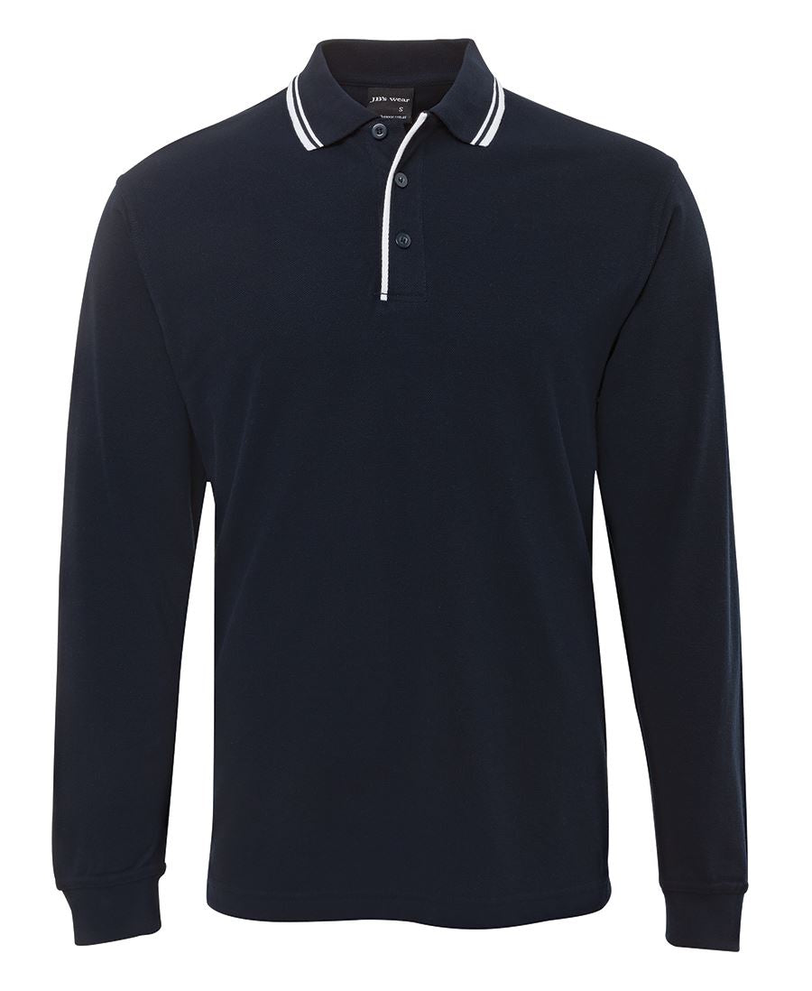 JB's Wear L/S Contrast Polo 210XC
