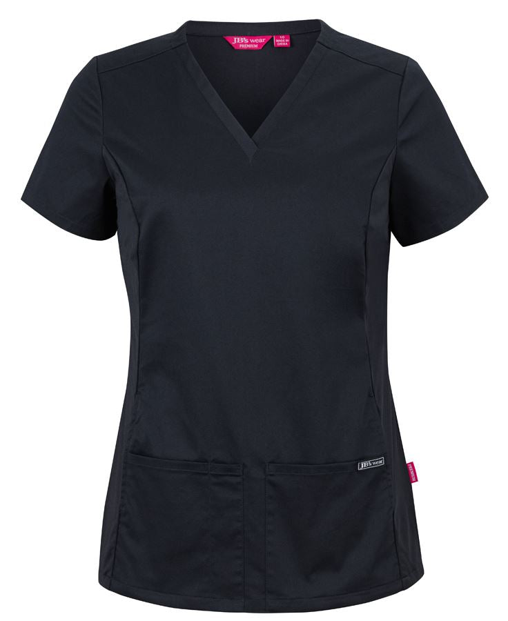 JB's Ladies Premium Stretch Panel Scrub Top 4SUT1