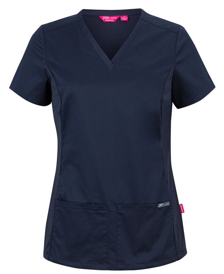 JB's Ladies Premium Stretch Panel Scrub Top 4SUT1