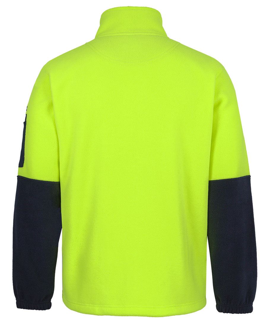 JBs Wear Hi Vis Full ZIp Polar Fleece 6HVPE