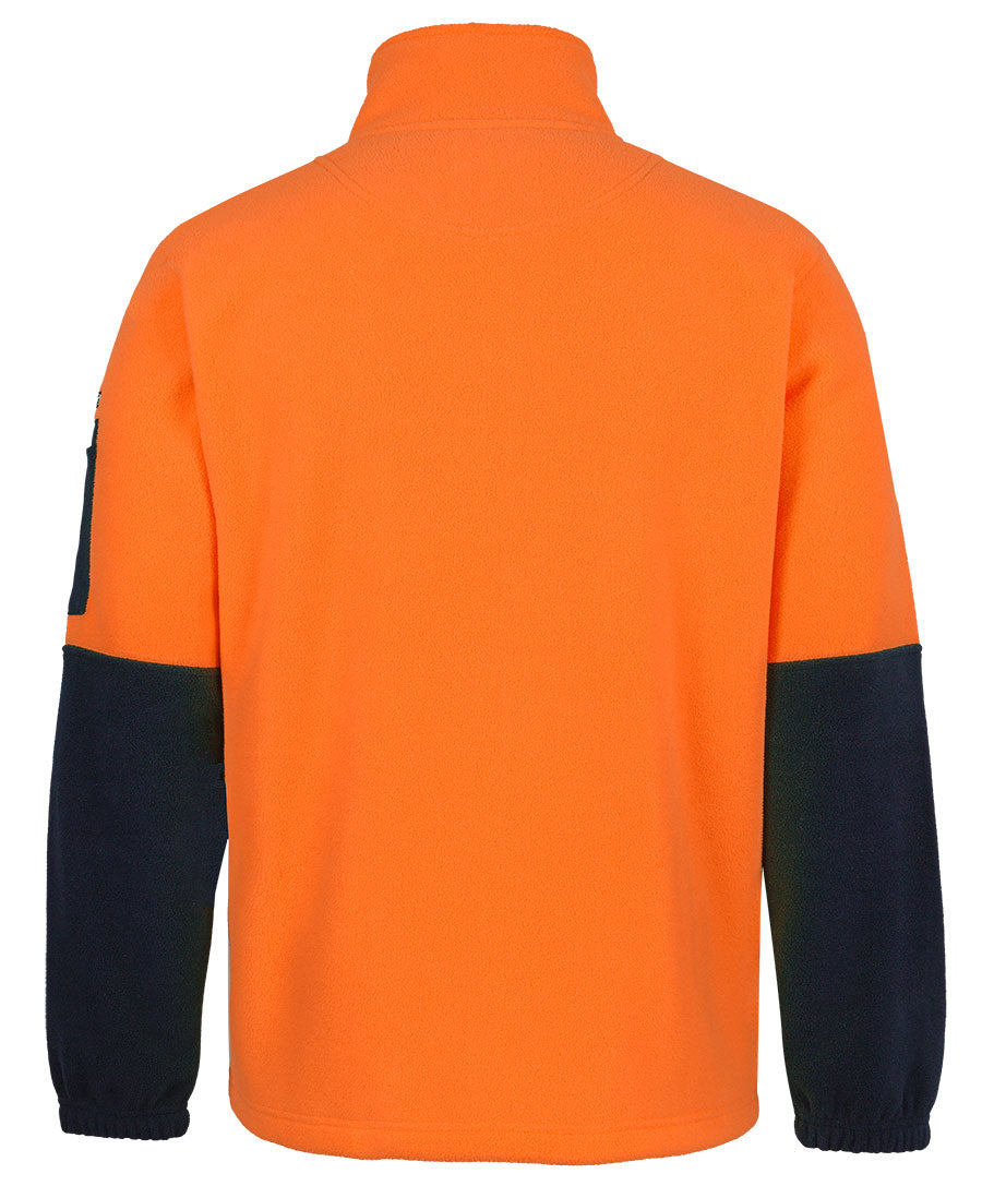JBs Wear Hi Vis Full ZIp Polar Fleece 6HVPE
