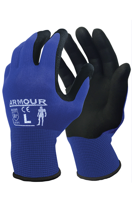 Armour Foam Nitrile Open Back Glove | NIBLFOB | Pack of 12