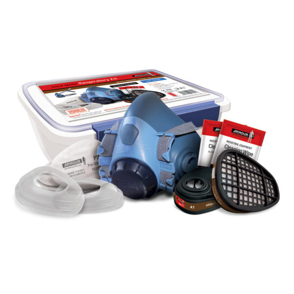 Armour Half Face Mask & Organic Vapour Cartridge Kit (A1) | RRHM71CKIT