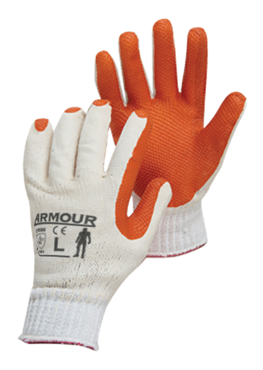 Armour Red Latex Open Back Glove | RURD | Pair