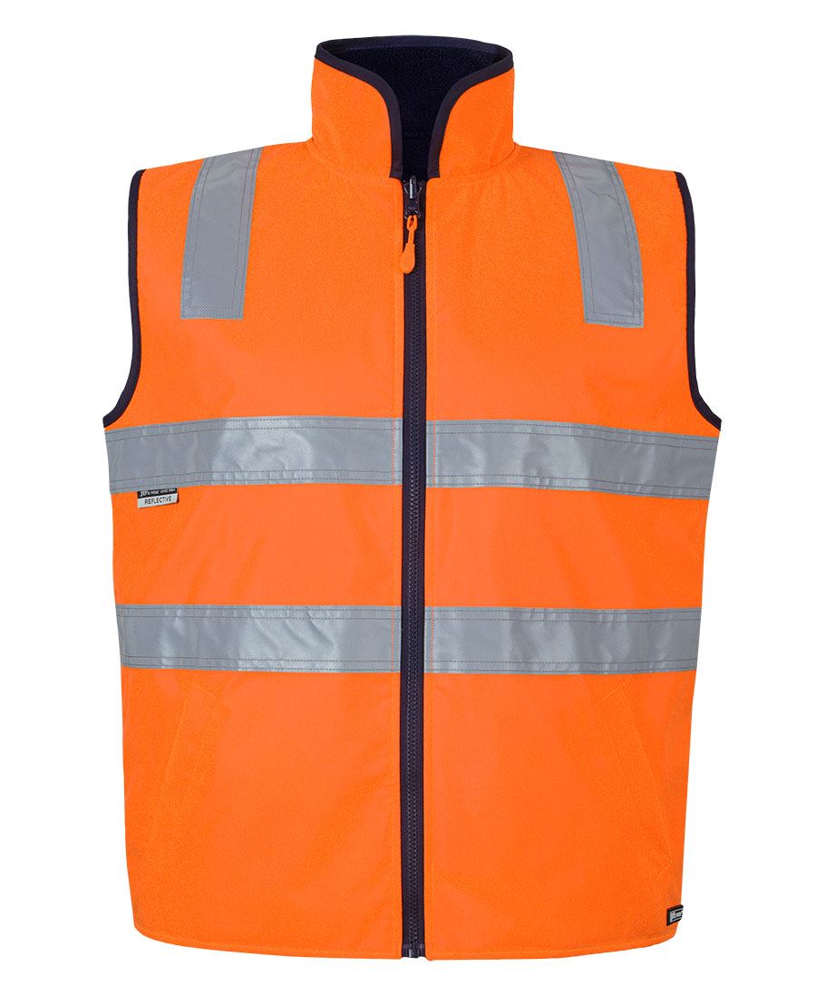 JB's Wear | Hi Vis 4602.1 (D+N) Reversible Vest | 6D4RV