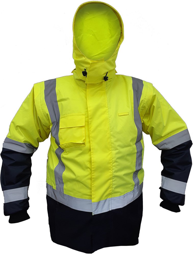 Hi vis rain jacket