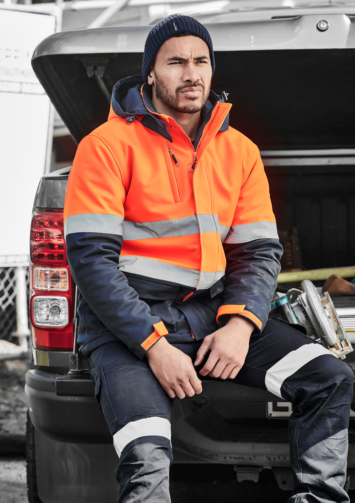 Syzmik | Unisex Hi Vis Antarctic Softshell Jacket | ZJ553