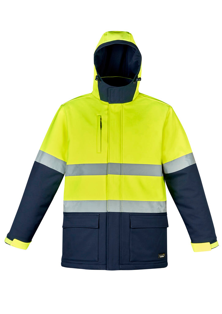 Syzmik | Unisex Hi Vis Antarctic Softshell Jacket | ZJ553