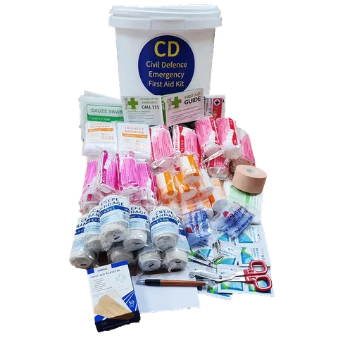 Civil Defence First Aid Kit in a Bucket