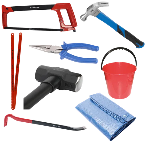 GOOD-2-GO Civil Defence Survival Kit – 240L Wheelie Bin (Supports up to 55 People)