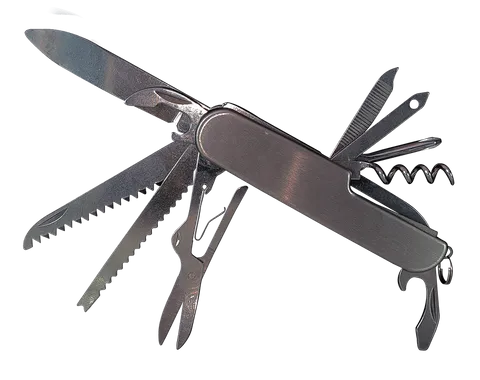Medium Silver Pocket Knife