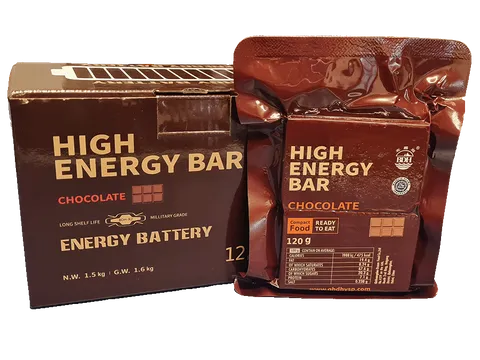 High Energy Emergency Food Ration Bars 120g