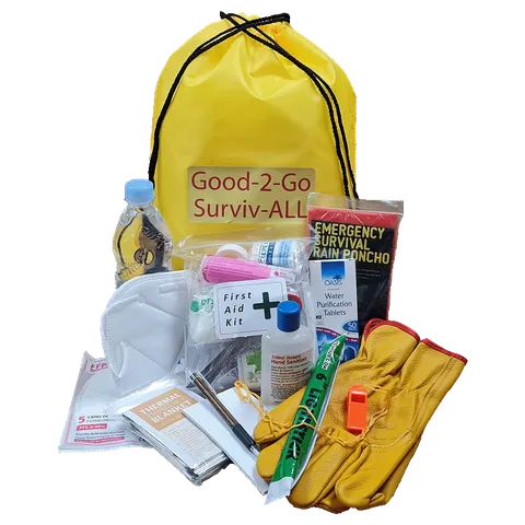 Good-2-Go 1 Person personal Survival / Civil Defence Kit - Economy