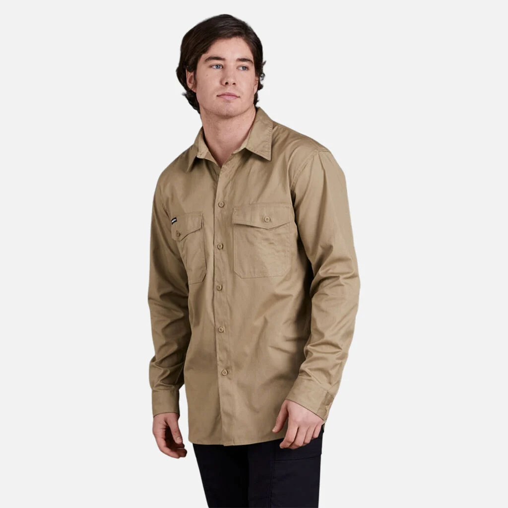 King Gee | Workcool 2 Lightweight Ripstop Long Sleeve Work Shirt | K14820