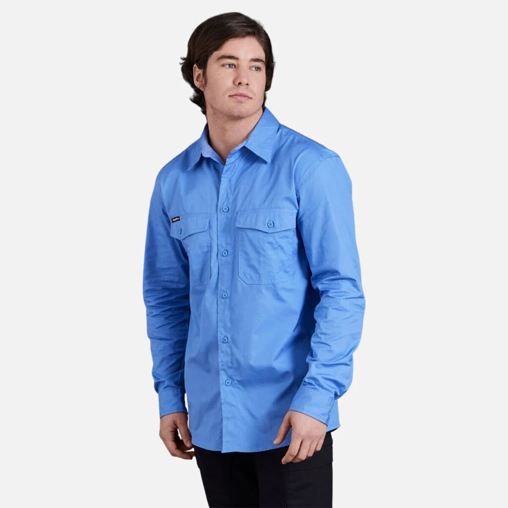 King Gee | Workcool 2 Lightweight Ripstop Long Sleeve Work Shirt | K14820