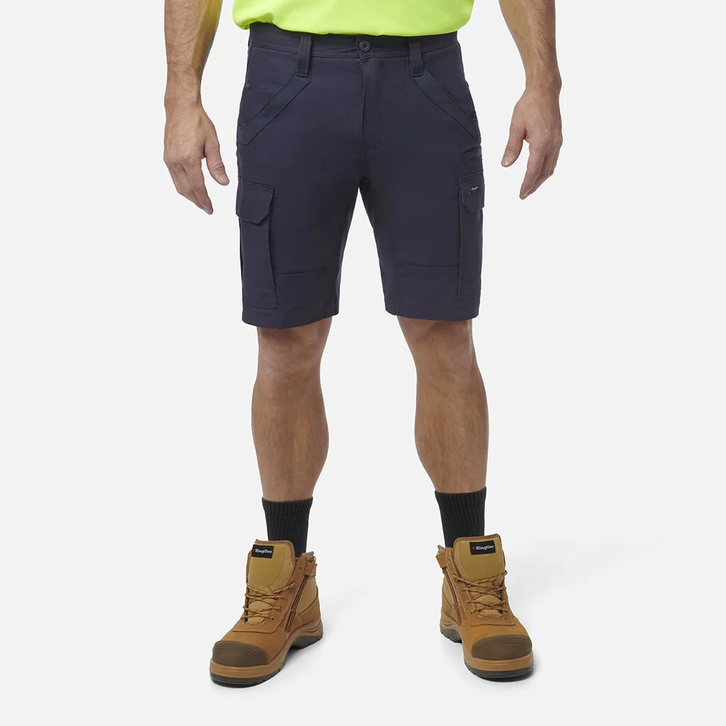 King Gee Tradies Stretch Cargo Short black