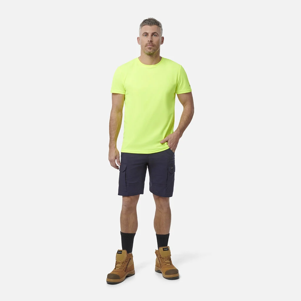 King Gee Tradies Stretch Cargo Short with tee