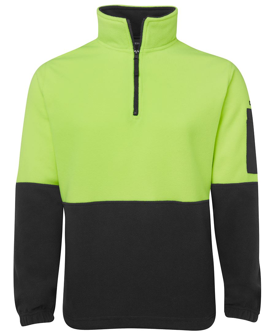 JB's Wear | Hi Vis 1/2 Zip Polar Fleece | 6HVPF