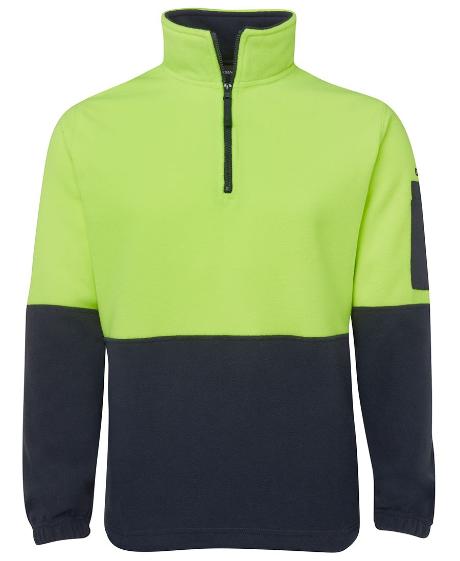 JB's Wear | Hi Vis 1/2 Zip Polar Fleece | 6HVPF