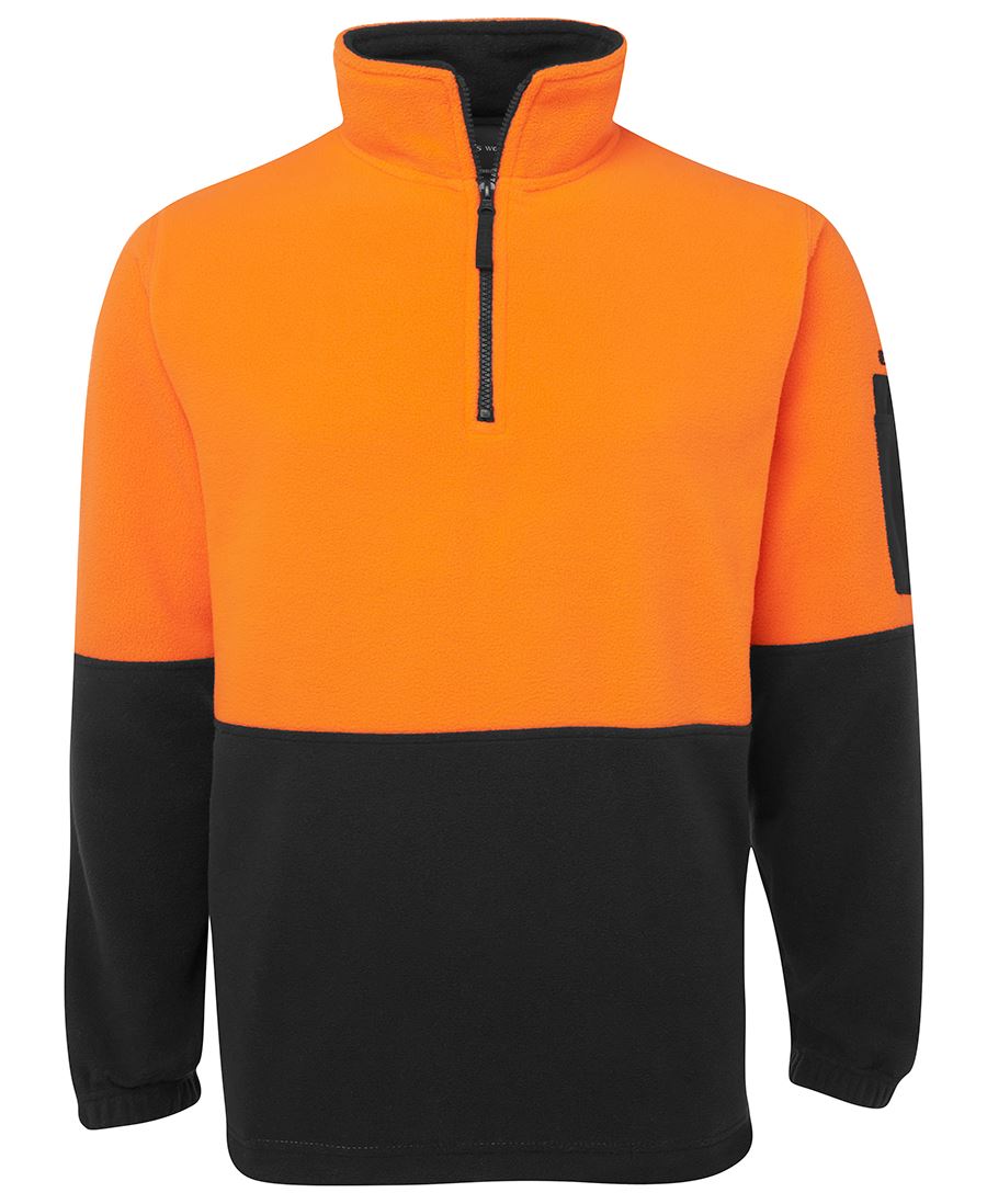 JB's Wear | Hi Vis 1/2 Zip Polar Fleece | 6HVPF