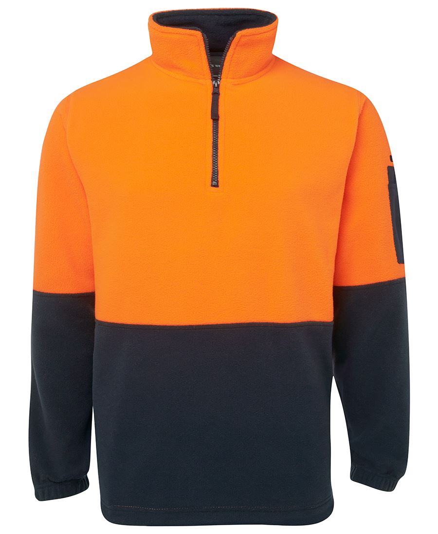 JB's Wear | Hi Vis 1/2 Zip Polar Fleece | 6HVPF