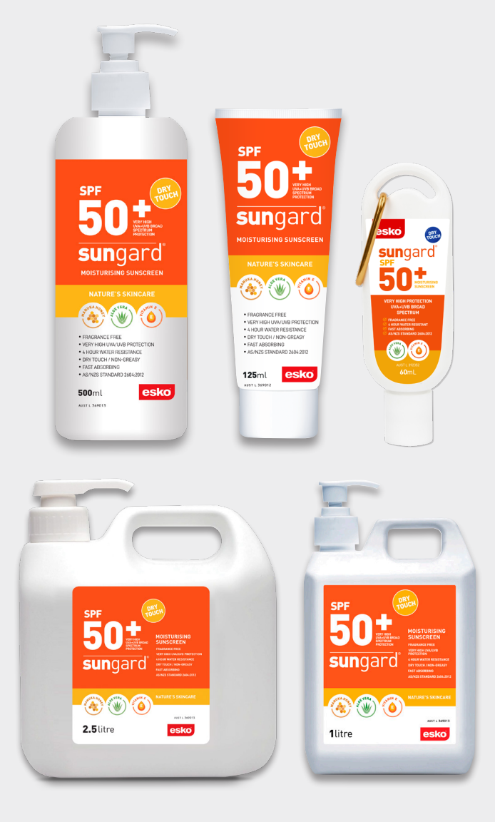 Esko SunGard SPF50+ Sunscreen - Various sizes