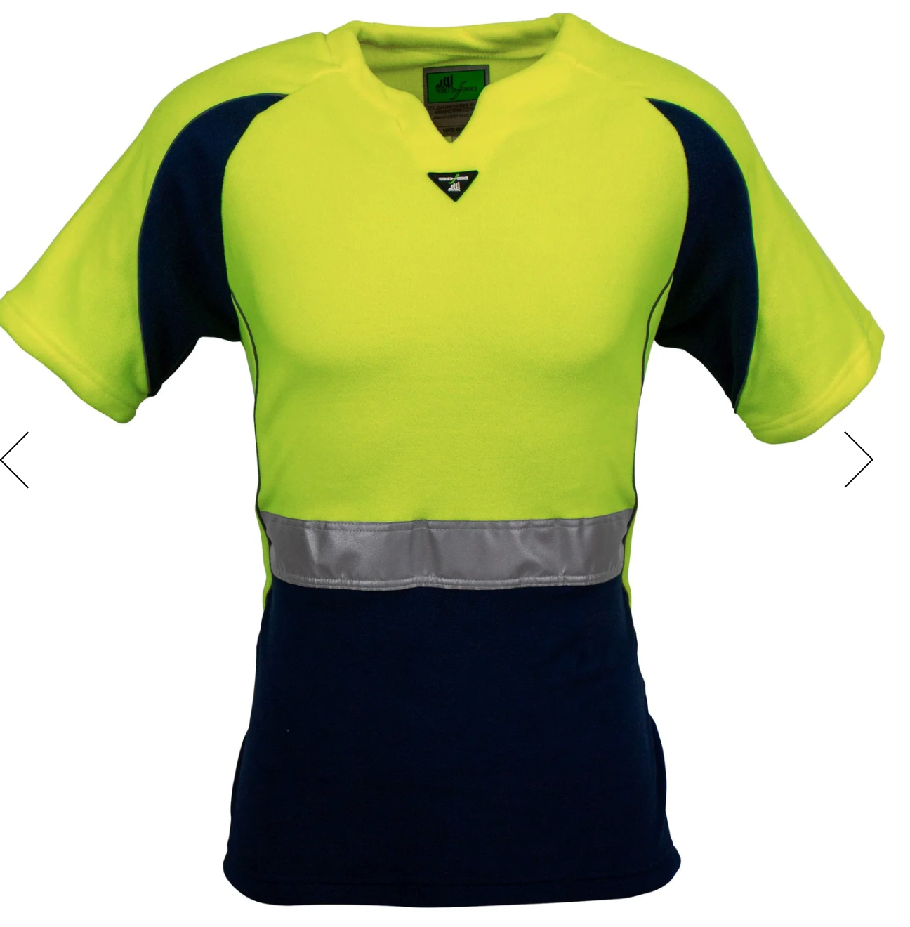 Hi Vis Fleece Tee | Orange/Black or Yellow/Navy with Tape