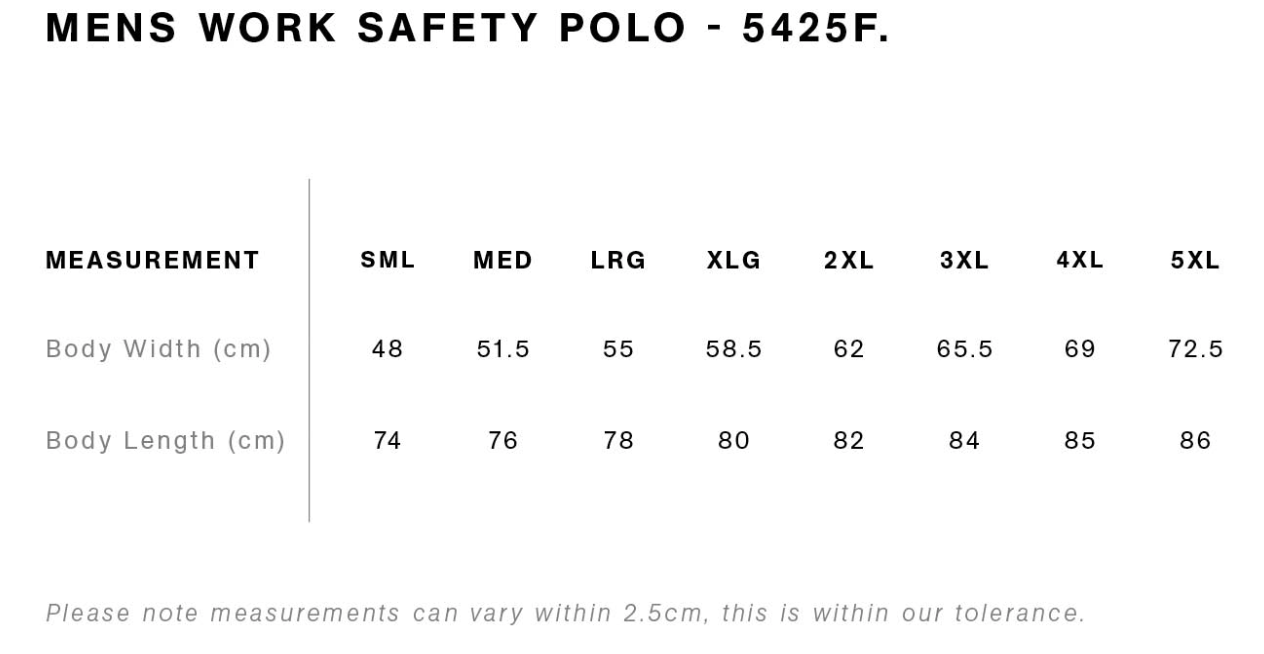 AS Colour | Work Safety Polo 5425F