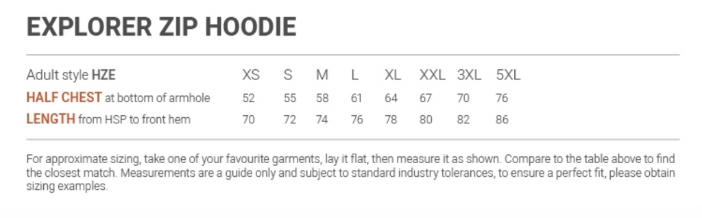 Cloke Explorer Zip Hoodie Style HZE (Heavyweight)