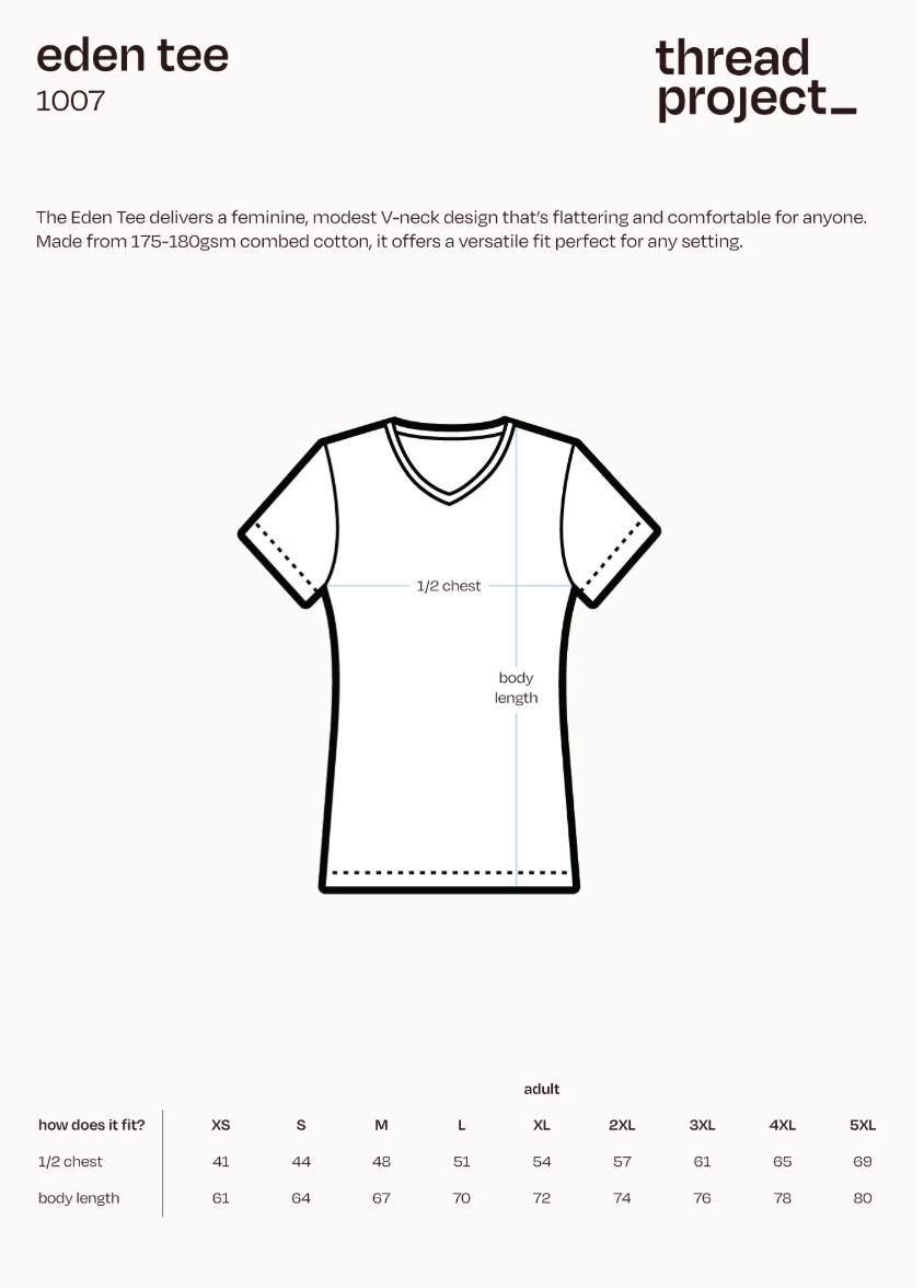 Thread Project | Eden Tee - Black 1007