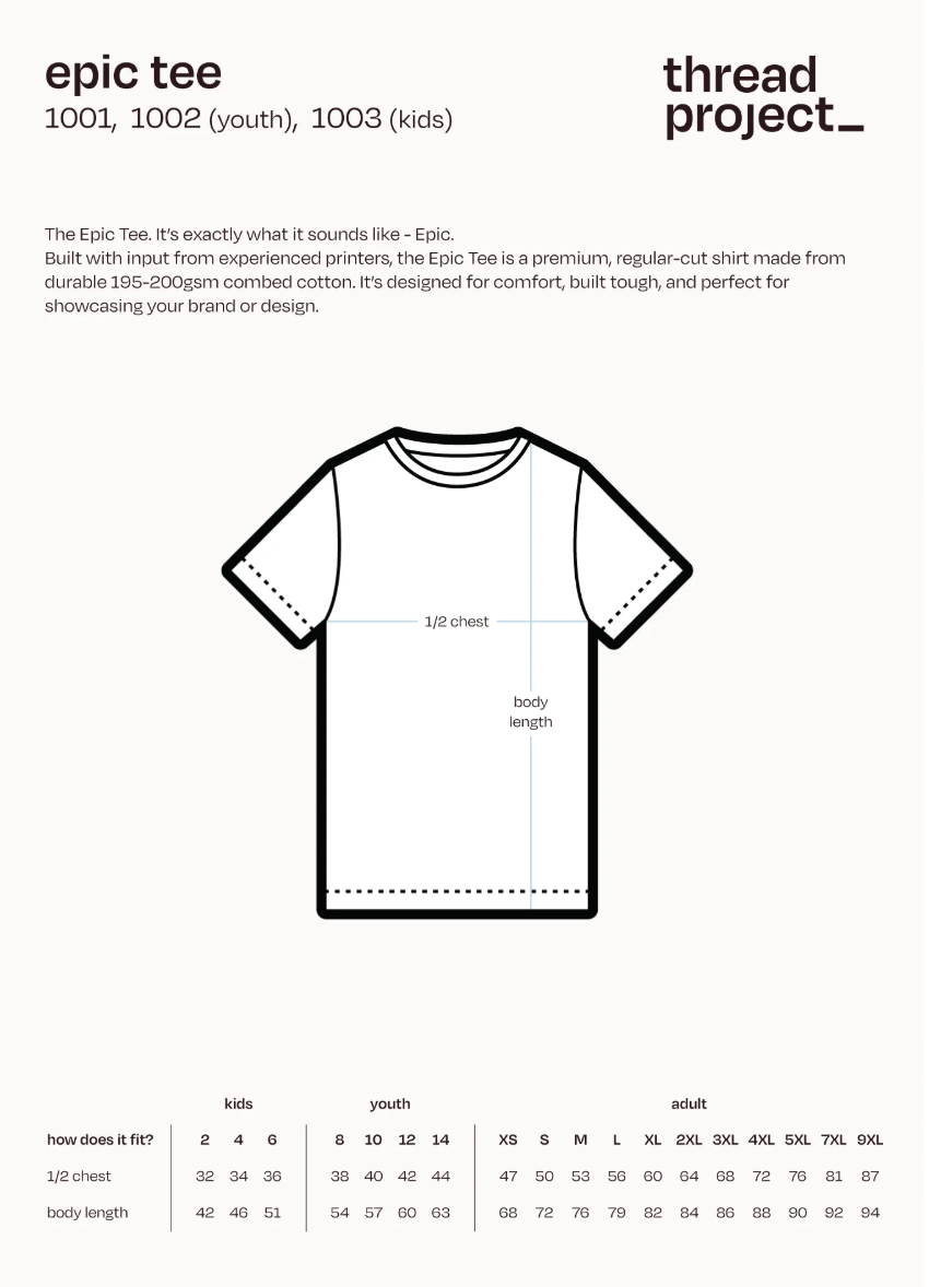 Thread Project | Epic Tee 1001