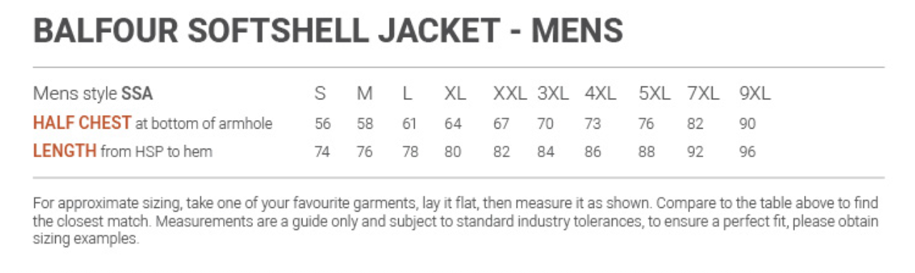 Cloke | Balfour Softshell Jacket - Mens Style | SSA