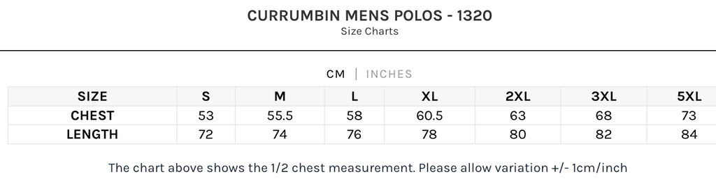Aussie Pacific | Currumbin Mens Polos | 1320