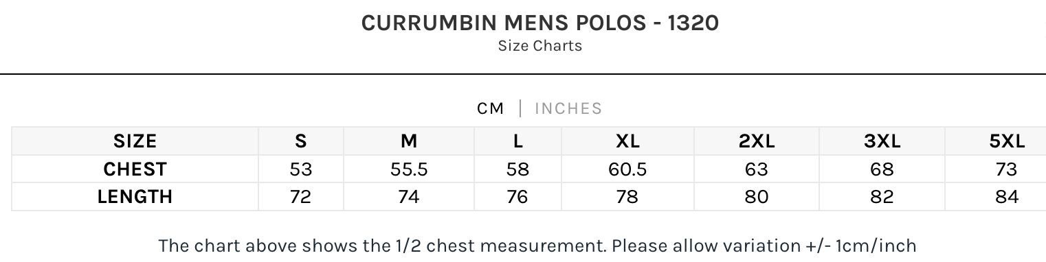 Aussie Pacific | Currumbin Mens Polos | 1320