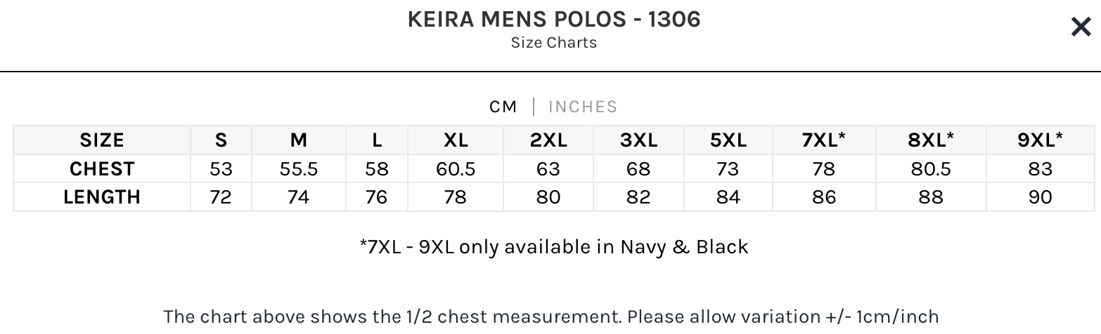 Aussie Pacific | Keira Mens Polos | 1306