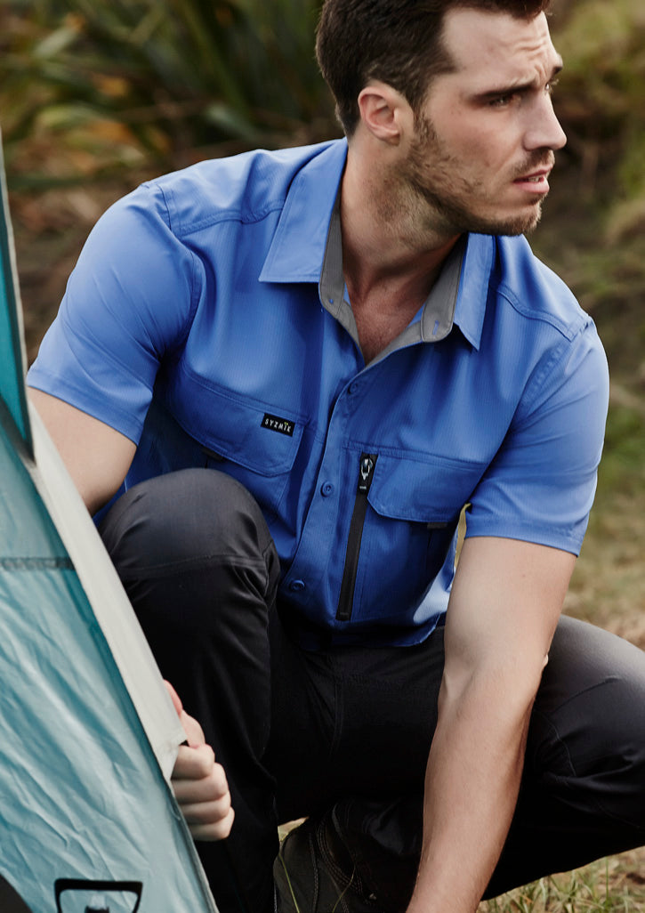 Syzmik | Mens Outdoor Short Sleeve Shirt | ZW465