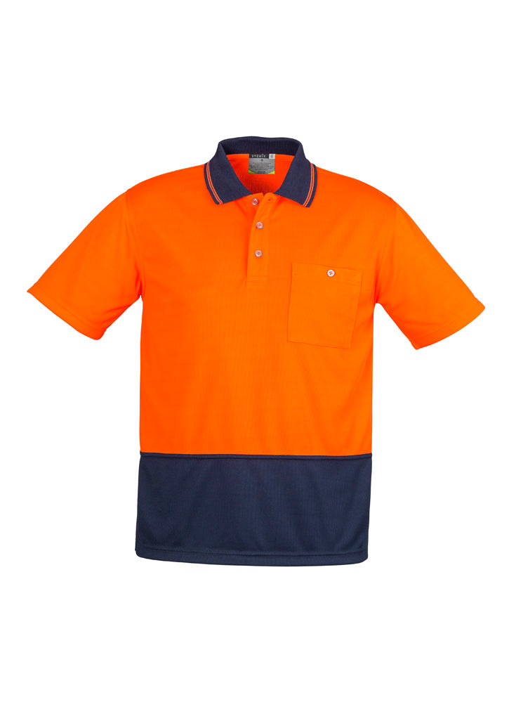 Syzmik | Unisex Hi Vis Basic Short Sleeve Polo | ZH231