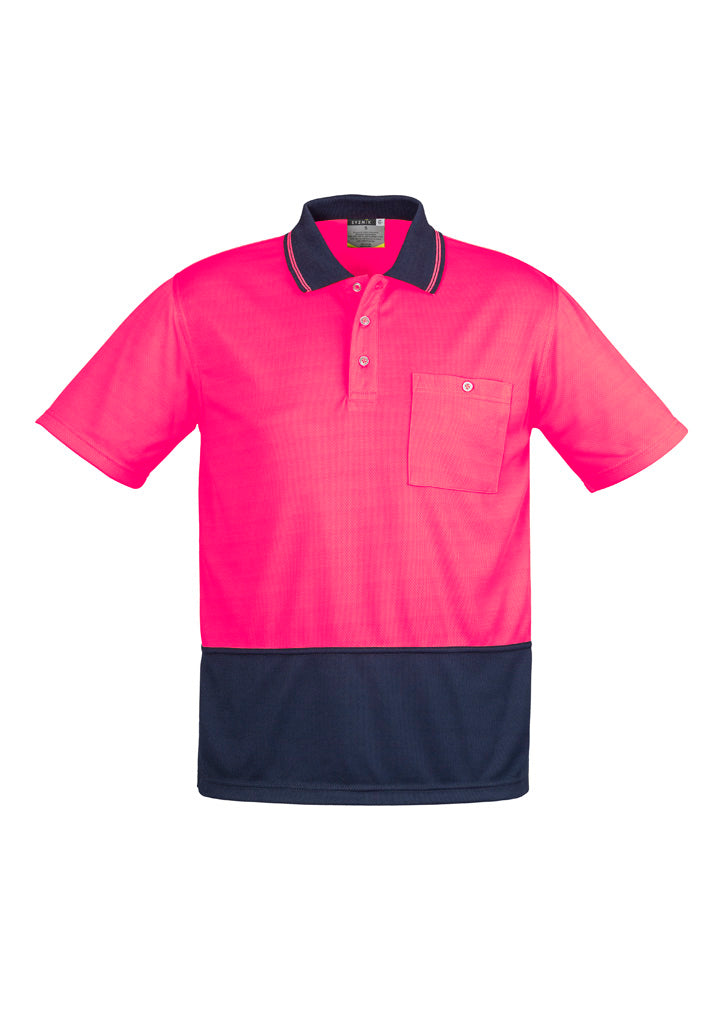 Syzmik | Unisex Hi Vis Basic Short Sleeve Polo | ZH231
