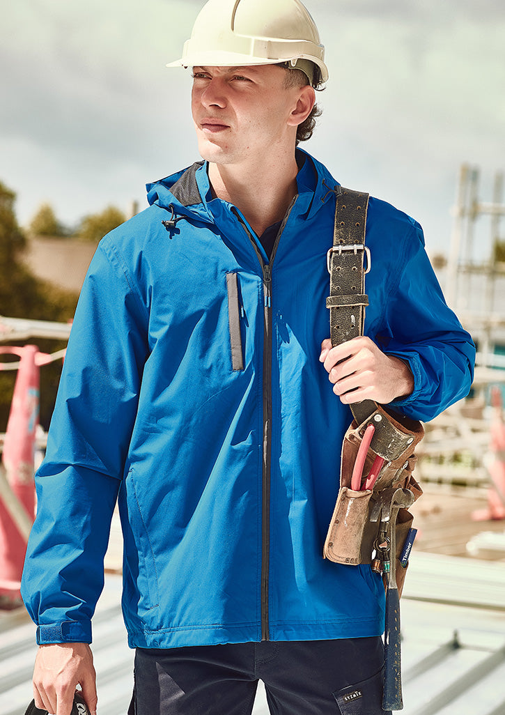 Syzmik Cobalt Unisex Super Light Packable Rain Jacket