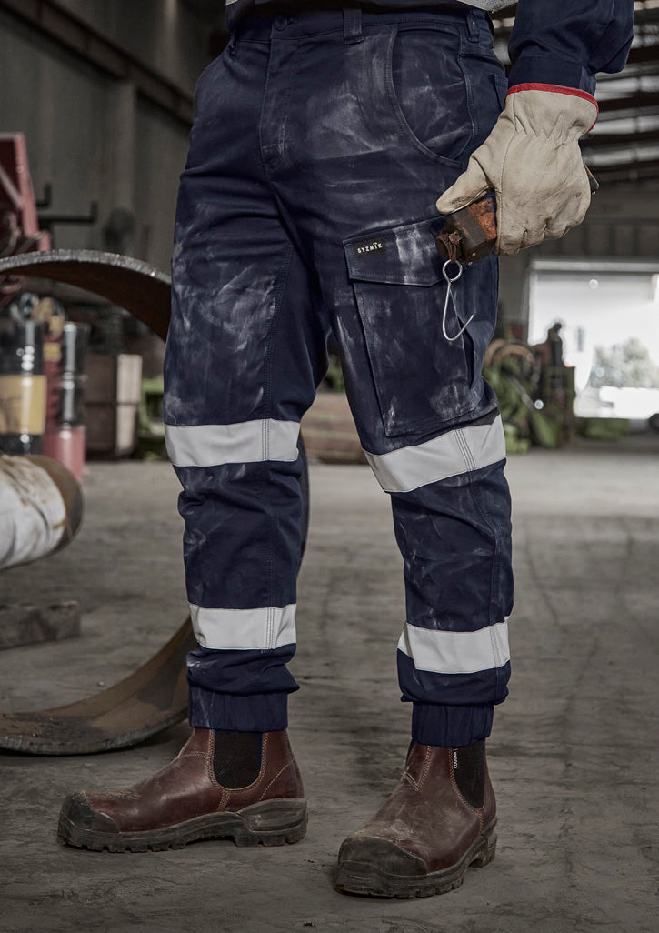 Syzmik | Mens Essential Stretch Taped Cargo Pant - Cuffed | ZP935