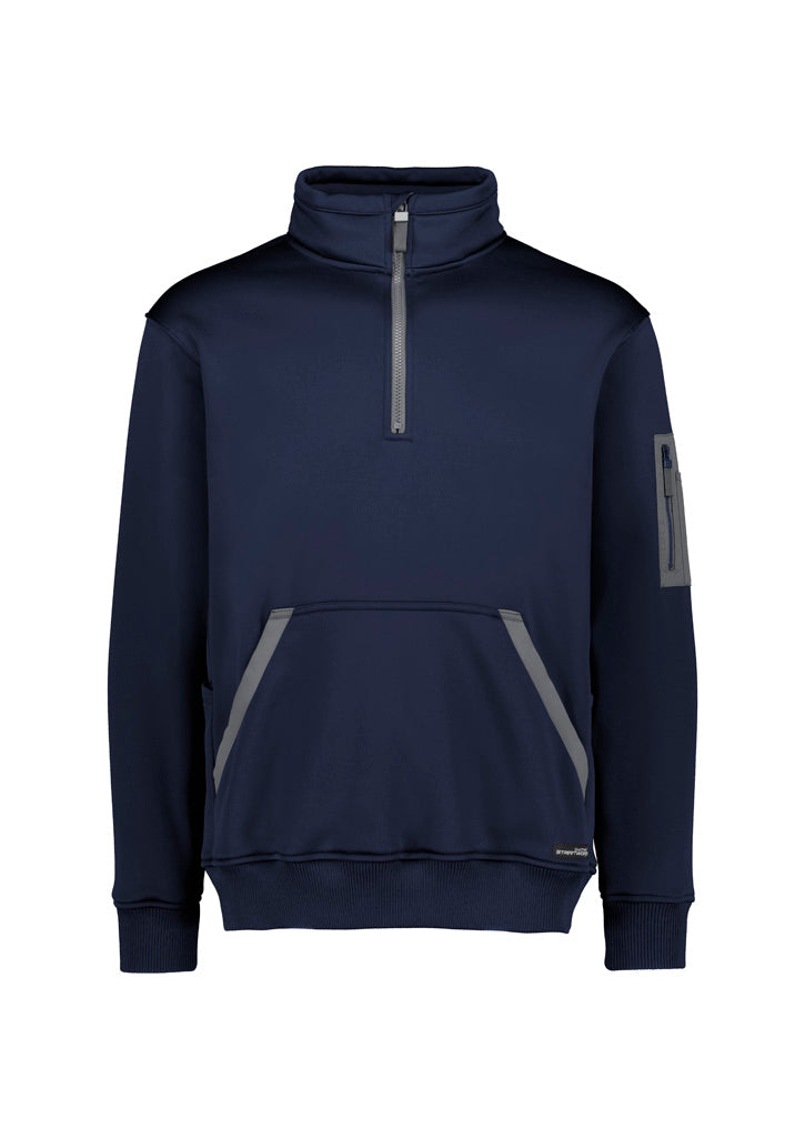 Unisex Streetworx Water Resistant 1/4 Zip Pullover navy