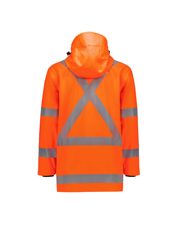 Syzmik Mens TTMC-W23 Hi Vis X Back Heavy Duty Waterproof Jacket ZJ620