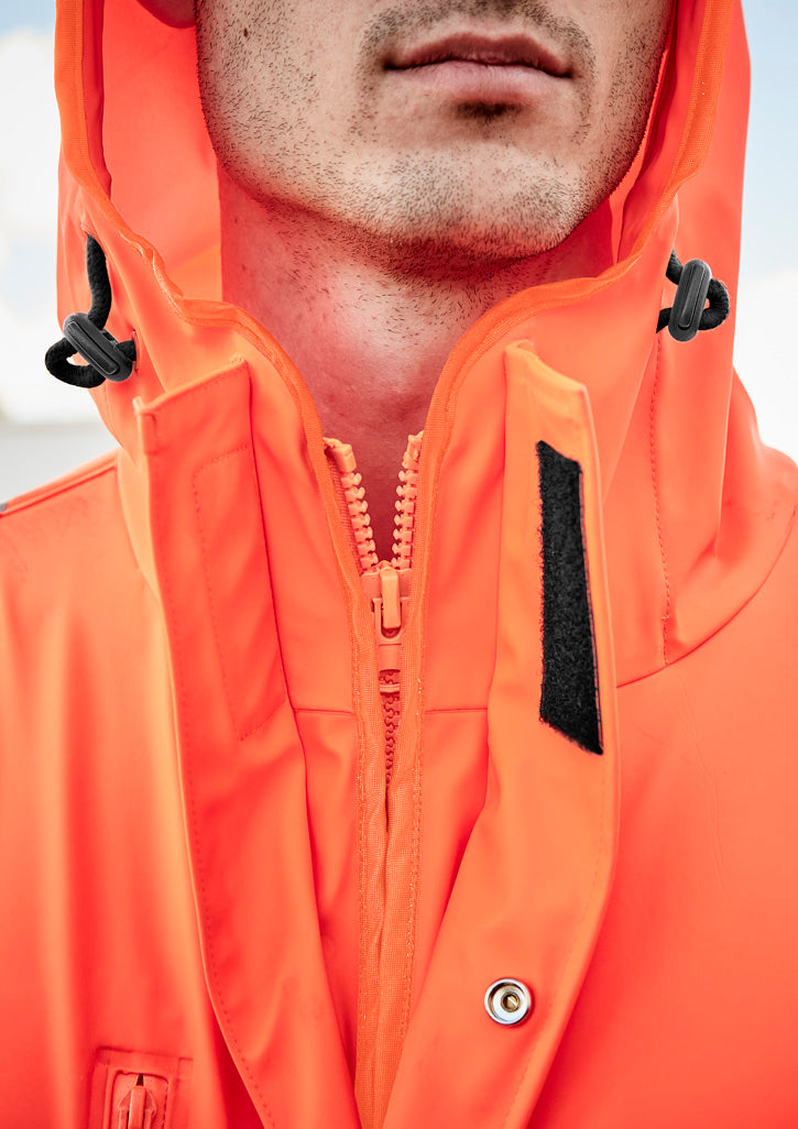 Syzmik Mens TTMC-W23 Hi Vis X Back Heavy Duty Waterproof Jacket ZJ620