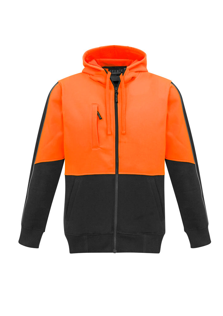 Syzmik Unisex Hi Vis Full Zip Hoodie ZT485
