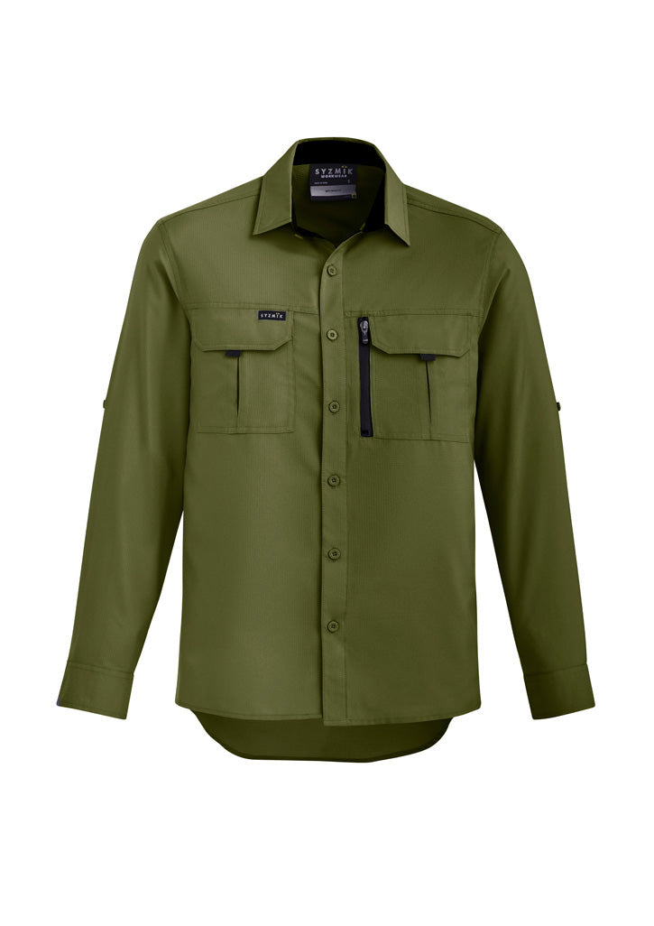 Syzmik | Mens Outdoor Long Sleeve Shirt | ZW460