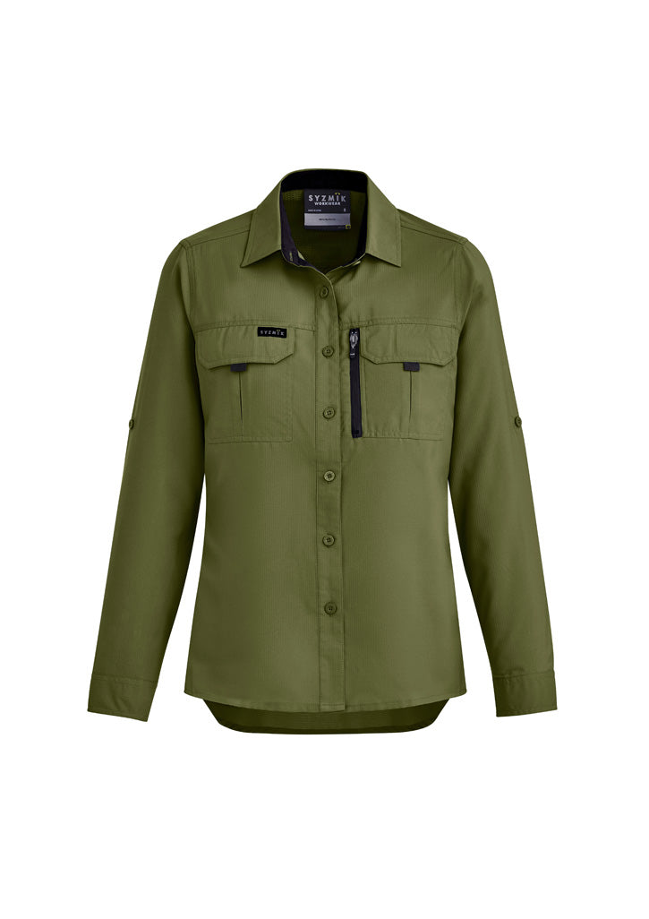 Syzmik | Womens Outdoor Long Sleeve Shirt | ZW760