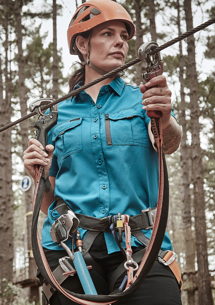 Syzmik | Womens Outdoor Short Sleeve Shirt ZW765