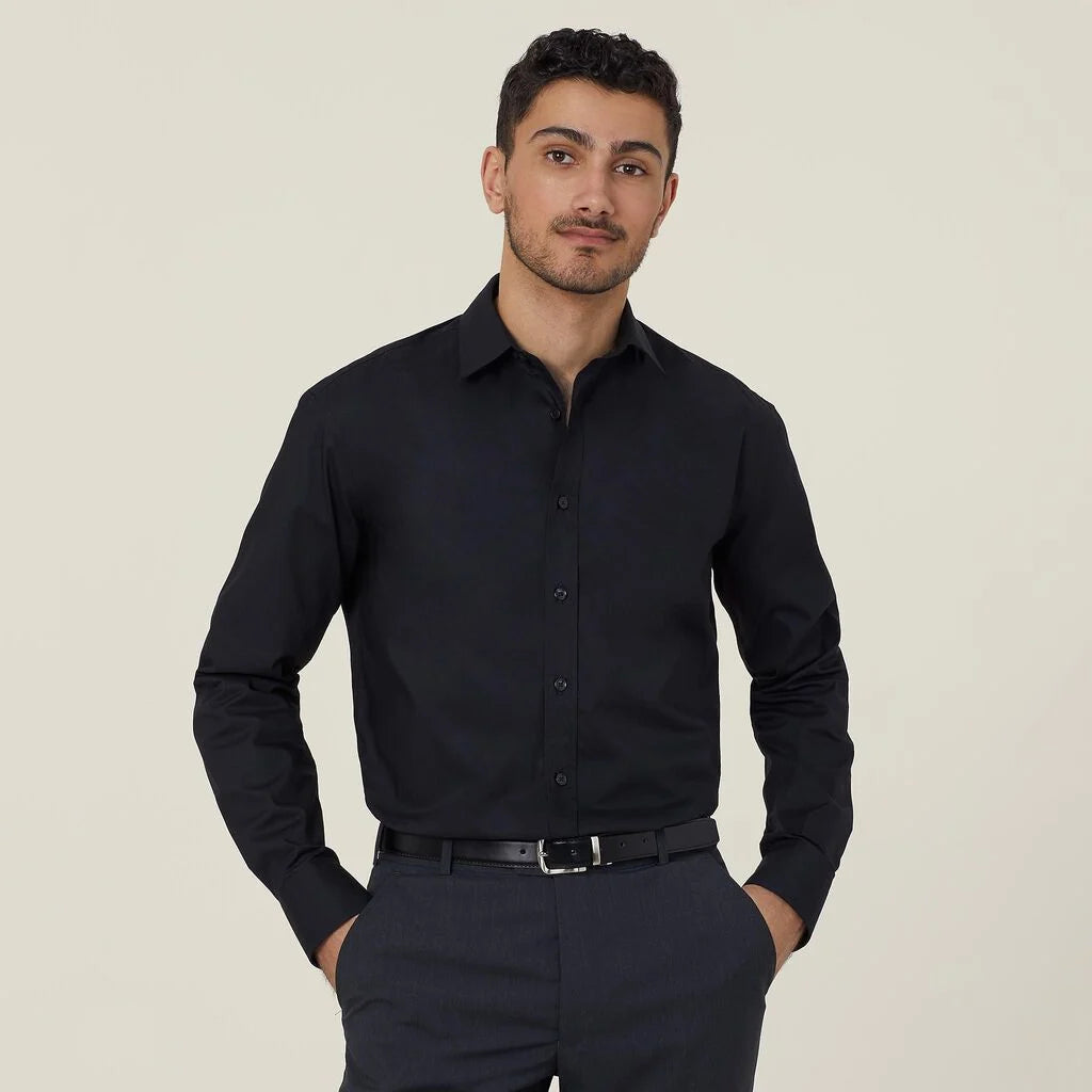 NNT Mens Black Work Shirt