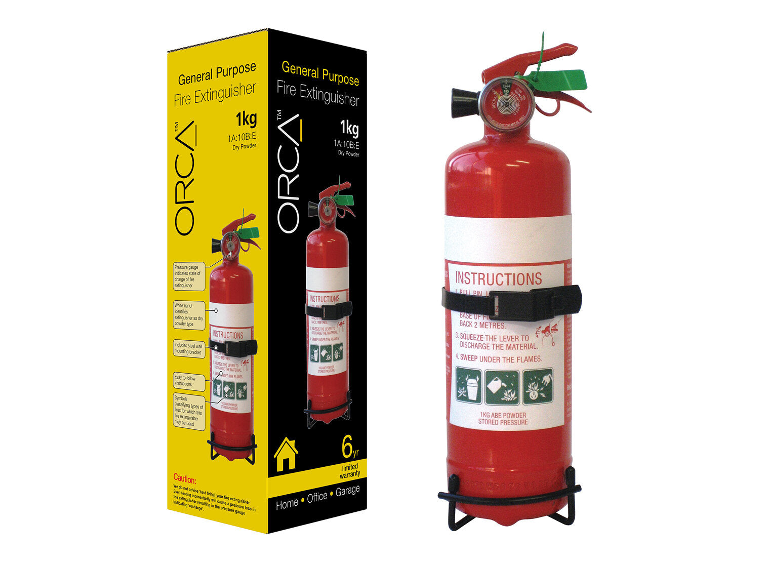 Fire Extinguishers 1kg, 1.5kg, 2.5kg, 4.5kg
