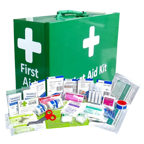 First Aid Kit Work Place 1-25 in Landscape Metal Wall mountable cabinet